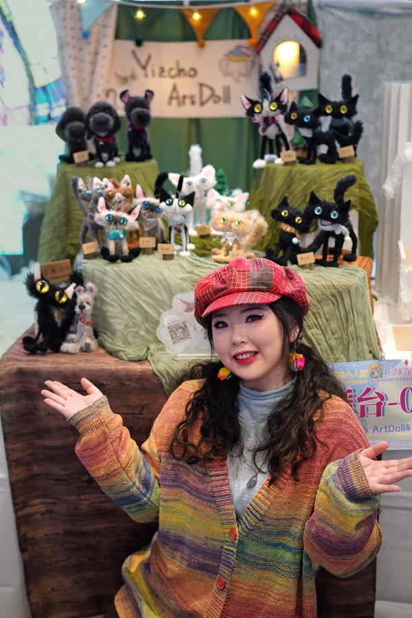 Handmade art dolls with unique personalities