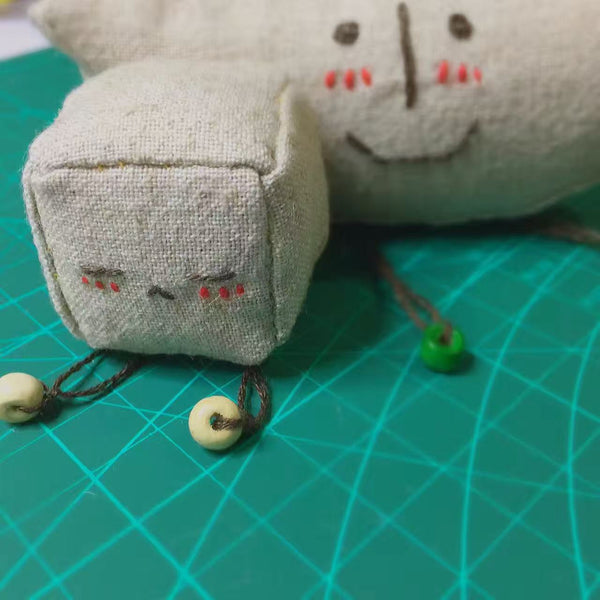 Early handmade creature work in progress
