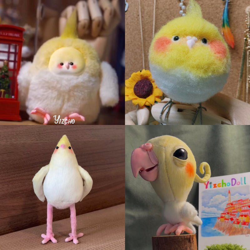 SoftLore handmade plush creature detail